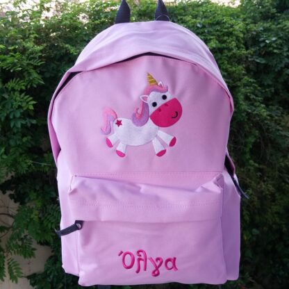 Σακίδιο με κέντημα – Baby μονόκερος