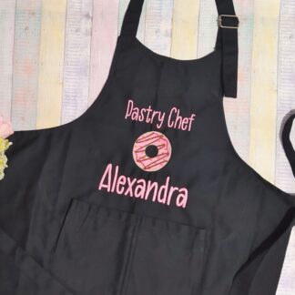 Παιδική ποδιά με κέντημα - Pastry chef-donut