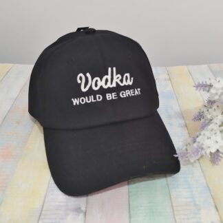 Καπέλο τζόκεϊ με κέντημα - Vodka would be great