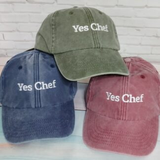 Καπέλο τζόκεϊ με κέντημα - Yes chef