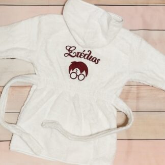 Παιδικό μπουρνούζι με κέντημα - Μικρός μάγος