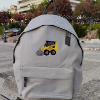 Σακίδιο με κέντημα – Bobcat μπουλντόζα